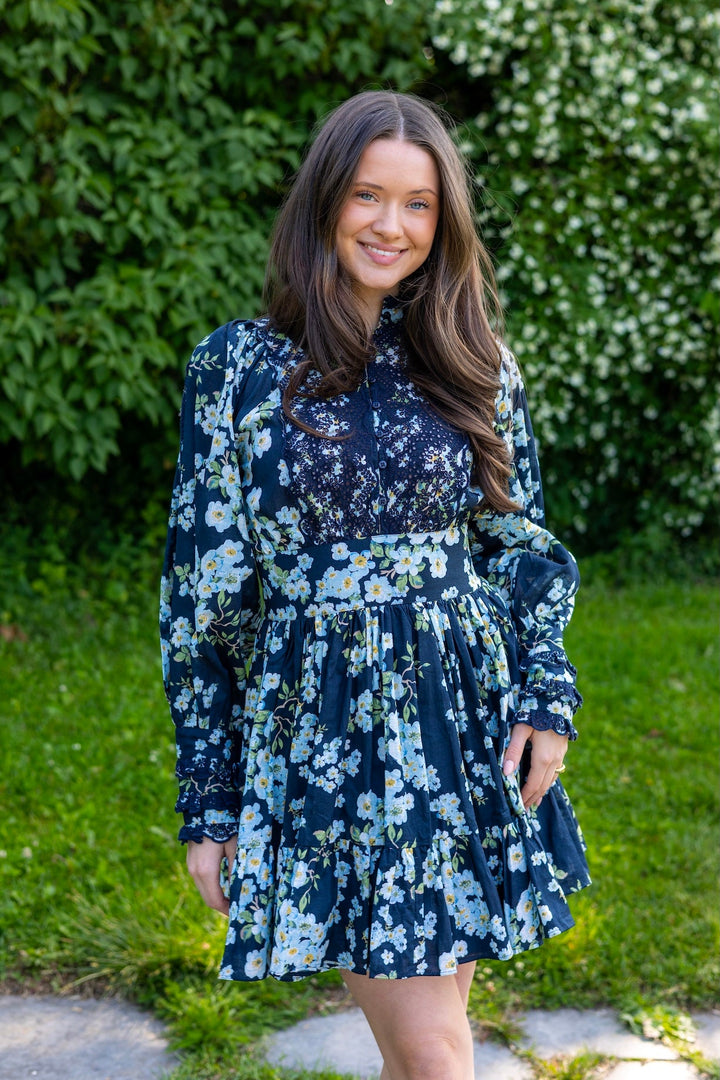 Cotton Slub Mini Dress Cherry Blossom | Kjoler | Smuk - Dameklær på nett
