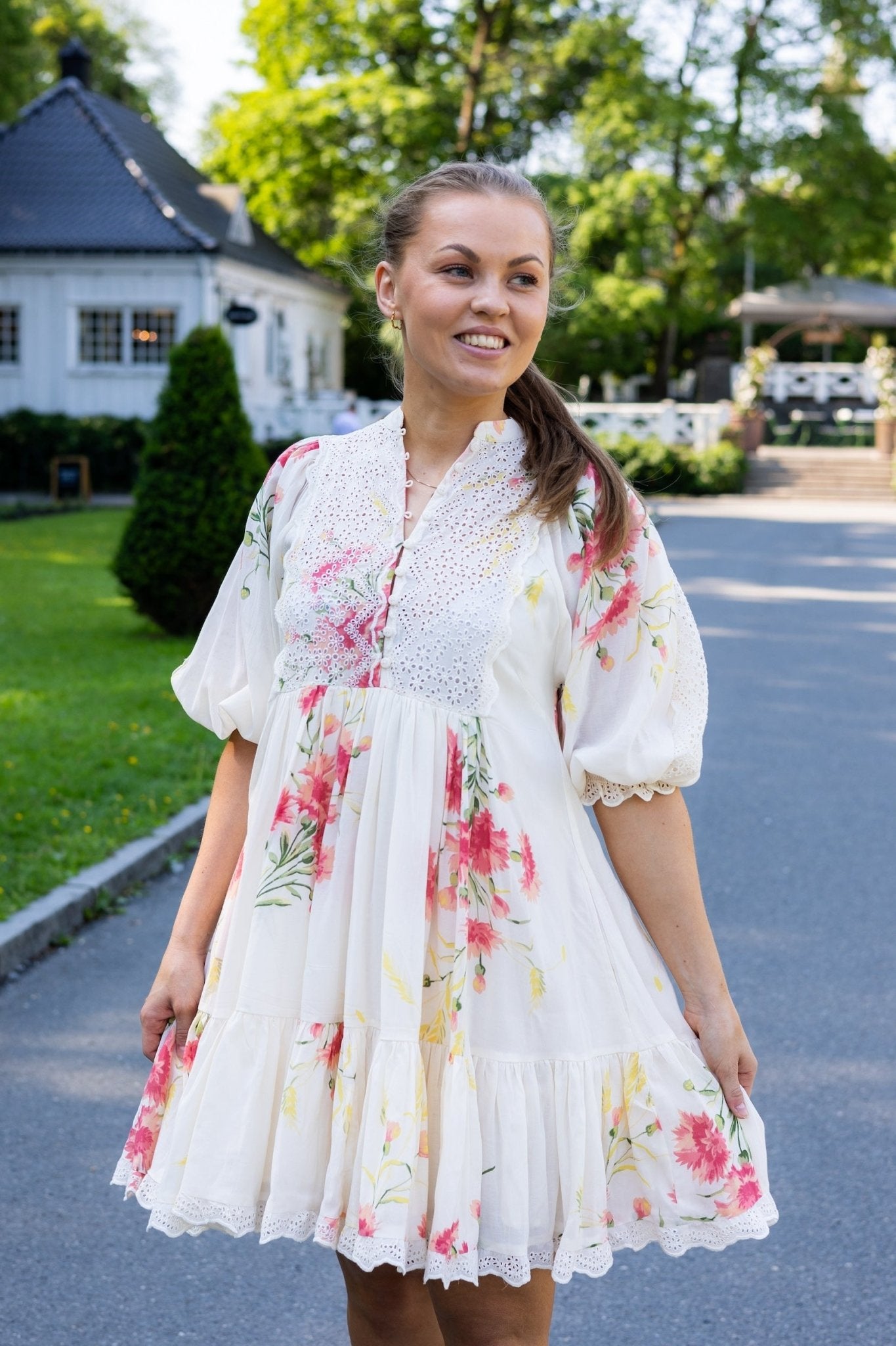 ByTiMo - Cotton Slub Shift Dress Straw
