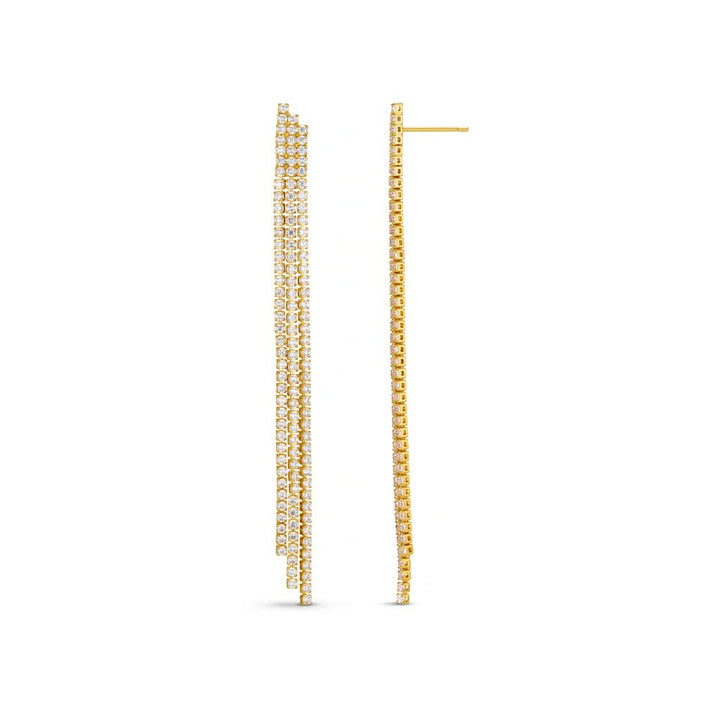 Cupchain Waterfall Drop Earrings Pale Gold | Accessories | Smuk - Dameklær på nett
