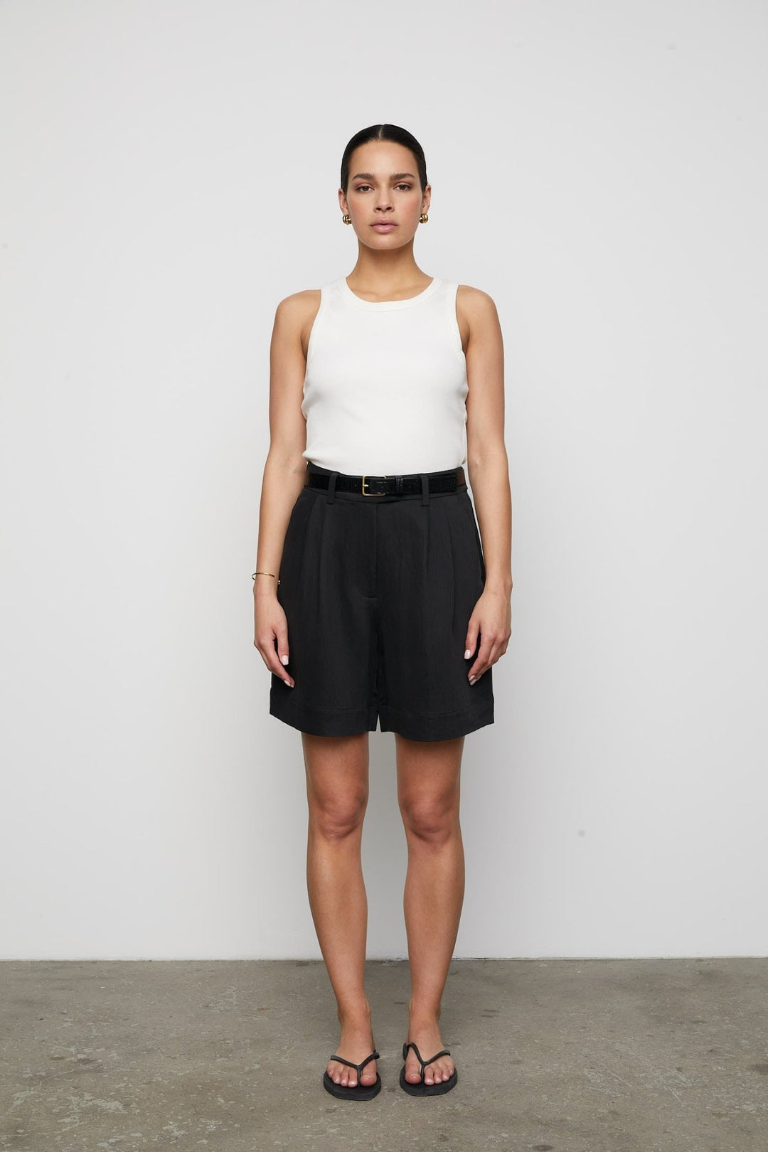 Daria Shorts Soft Black | Shorts | Smuk - Dameklær på nett