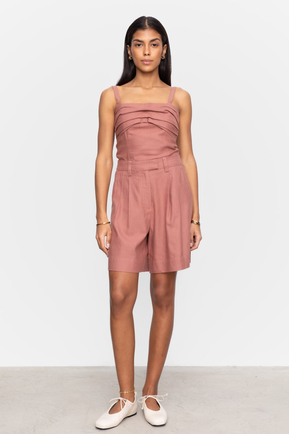 Daria Shorts Terracotta | Shorts | Smuk - Dameklær på nett