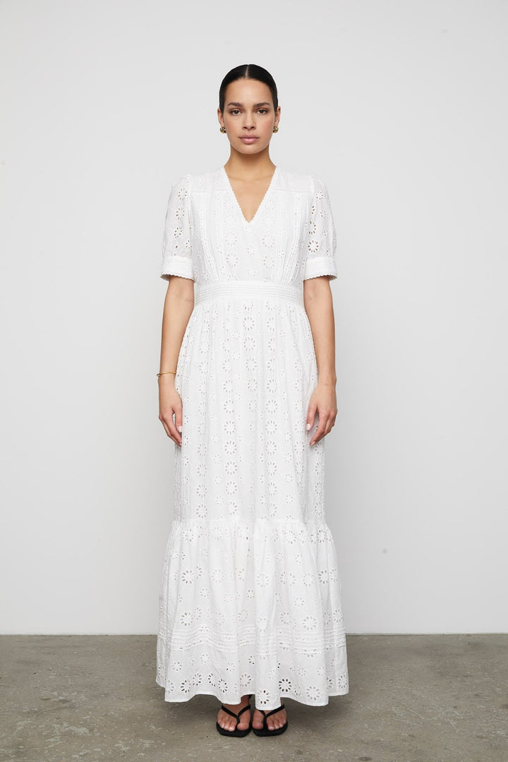 Delia Dress White | Kjoler | Smuk - Dameklær på nett