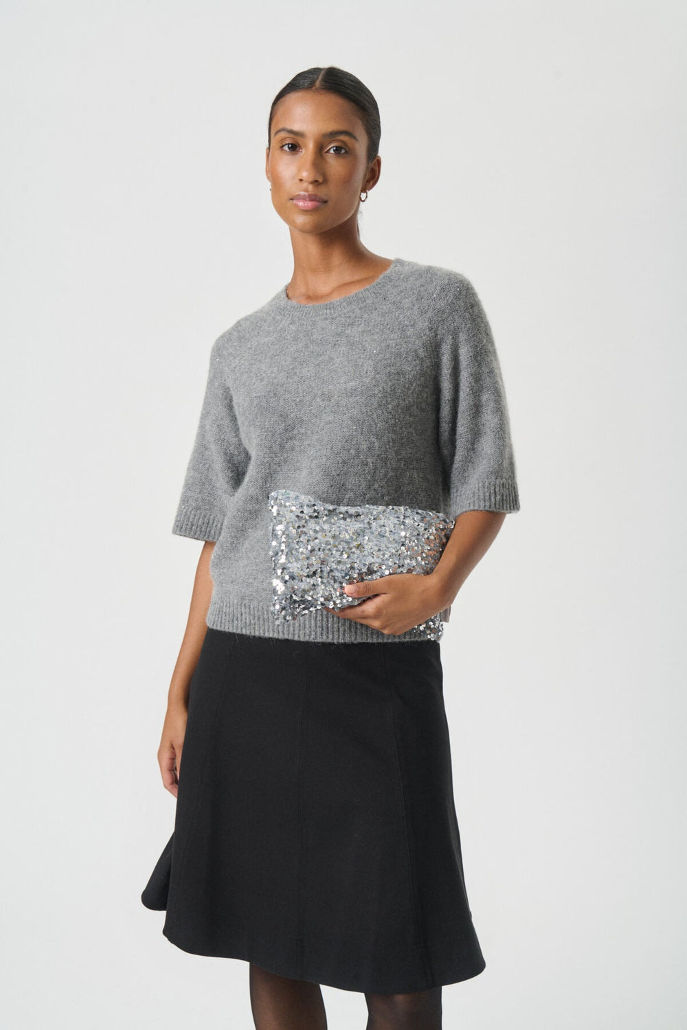 Denia Bag Silver Sequins Mix | Accessories | Smuk - Dameklær på nett