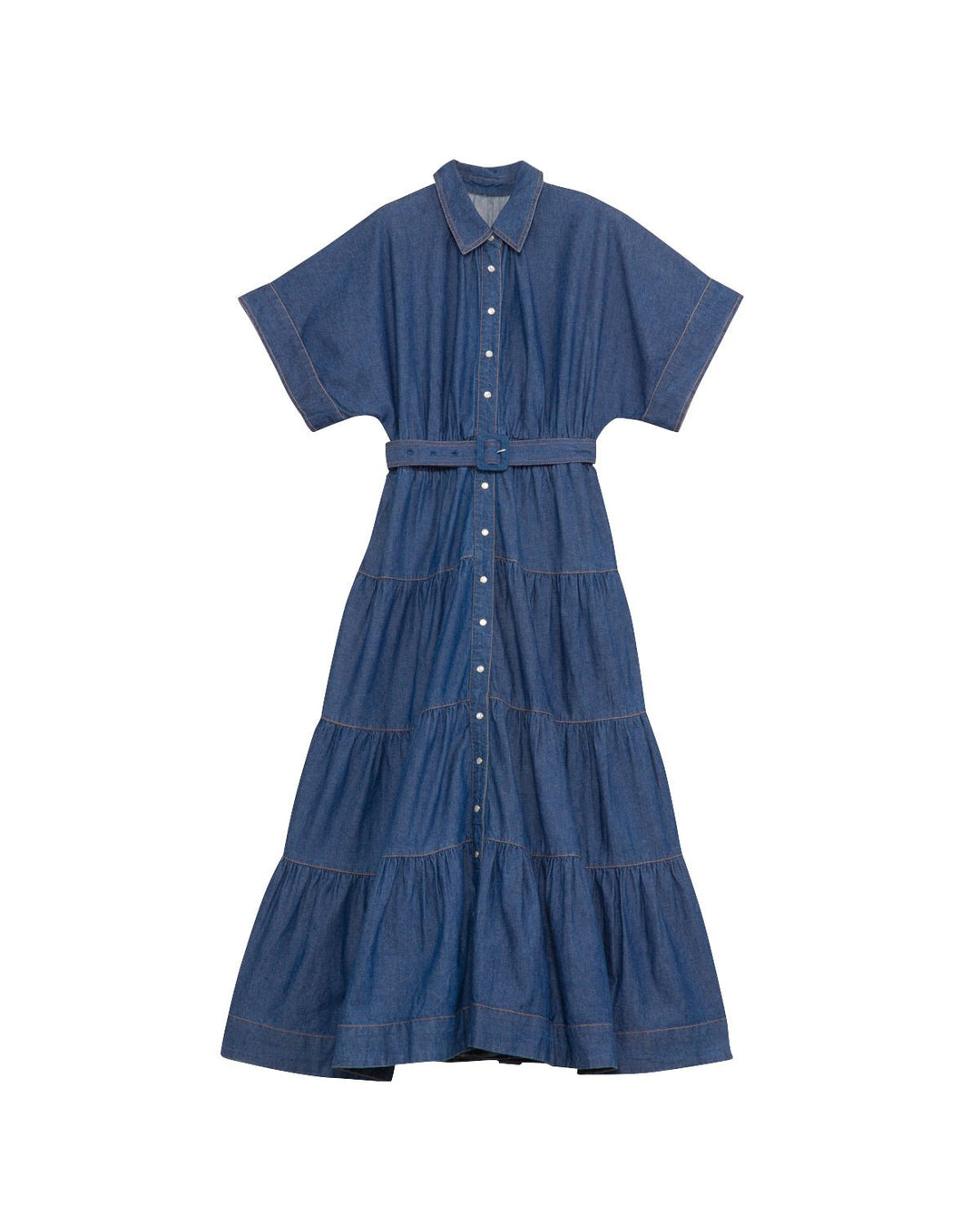 Denim Shirt Dress French Blue | Kjoler | Smuk - Dameklær på nett