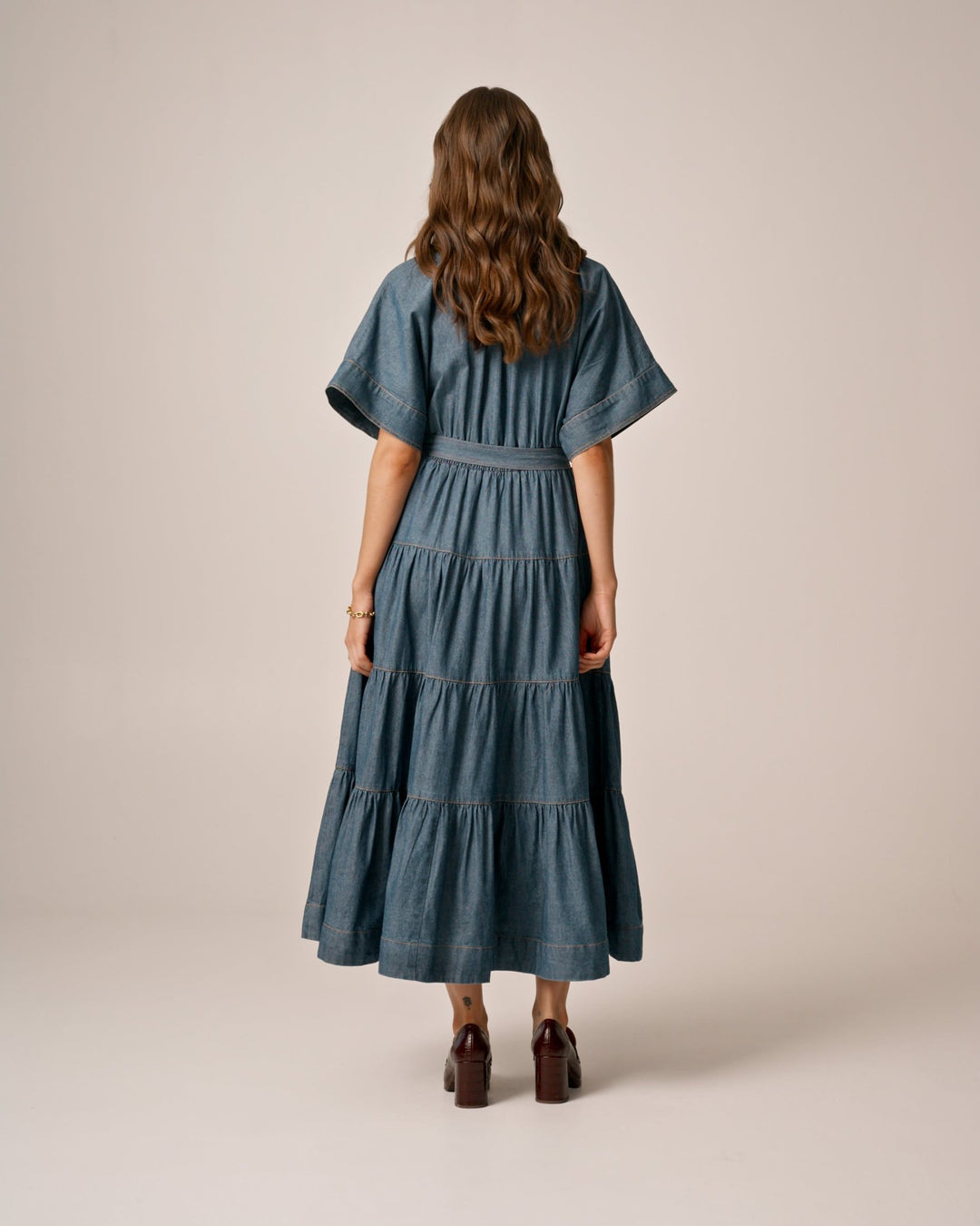 Denim Shirt Dress French Blue | Kjoler | Smuk - Dameklær på nett