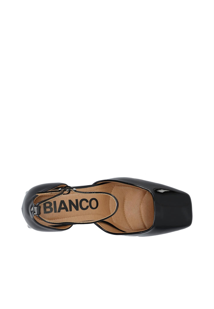 Biajoyce D'Orsay Pump Faux Leather Black Patent