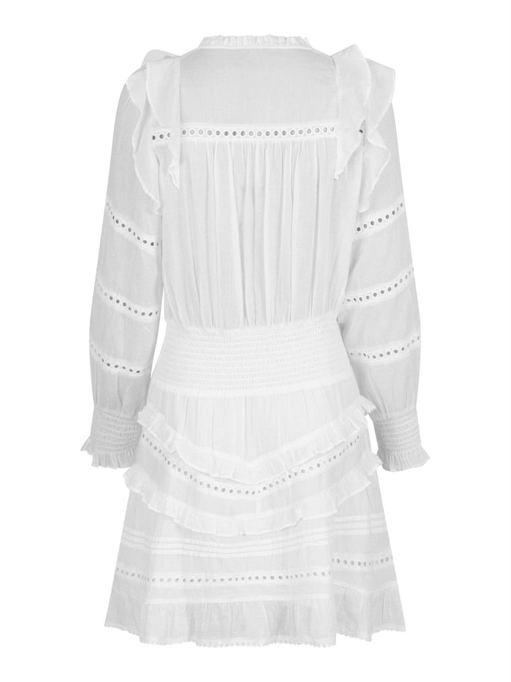 Harmoni S Voile Dress White