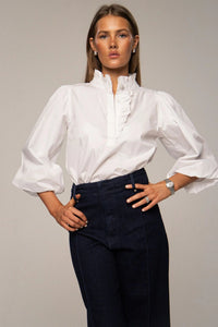 Ella Blouse Sugar White