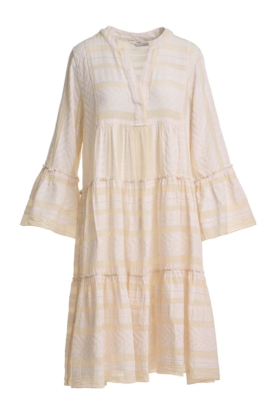 devotion ella midi dress Devotion Twins - Ella Midi Dress Ecru/Offwhite