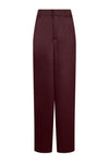 Emmett Heavy Sateen Pants Burgundy