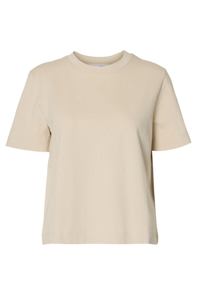 Essential Ssoxy Tee Oatmeal | Topper | Smuk - Dameklær på nett