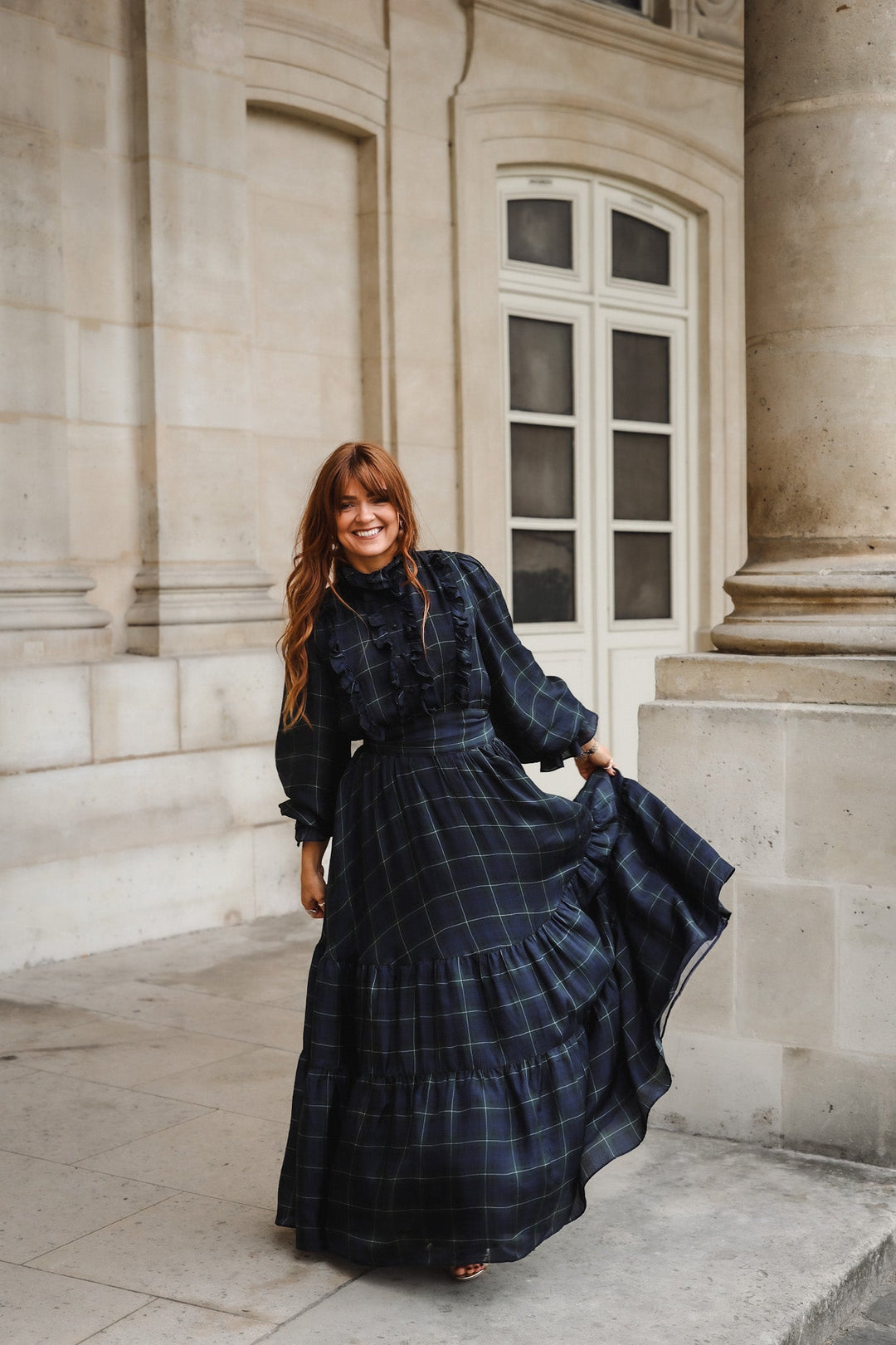 Éternelle Showpiece Dress Check Print | Kjoler | Smuk - Dameklær på nett