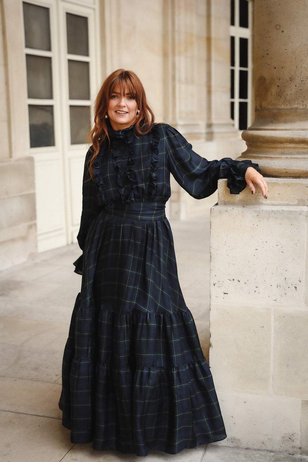 Éternelle Showpiece Dress Check Print | Kjoler | Smuk - Dameklær på nett