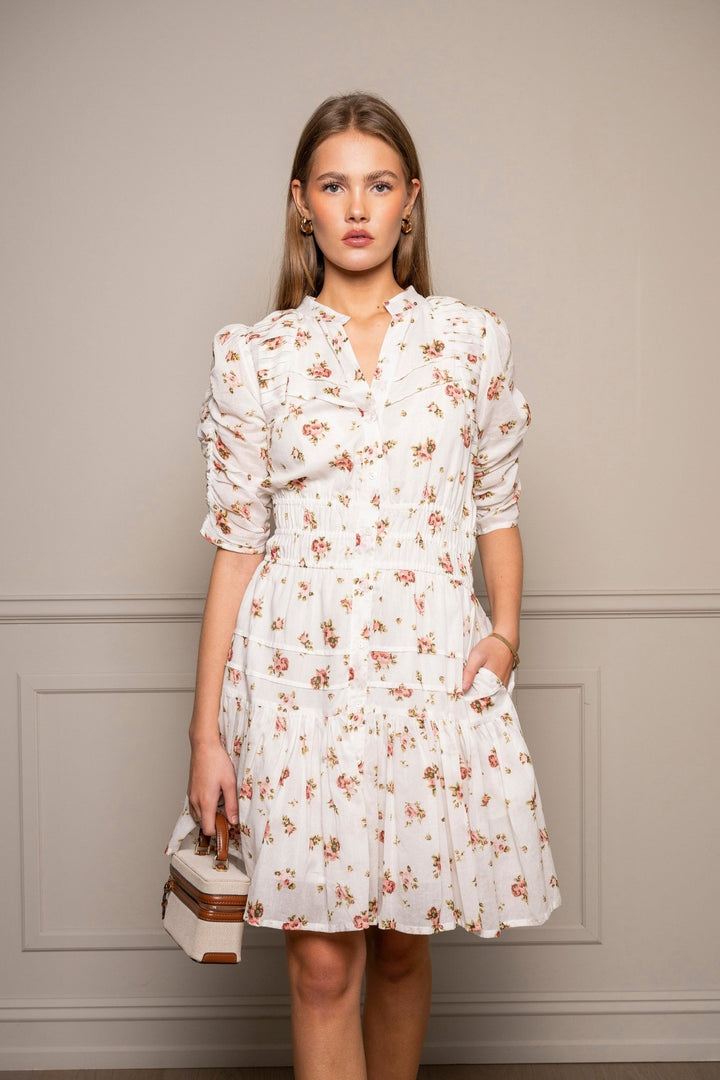 Fabienne Mini Dress Rose | Kjoler | Smuk - Dameklær på nett