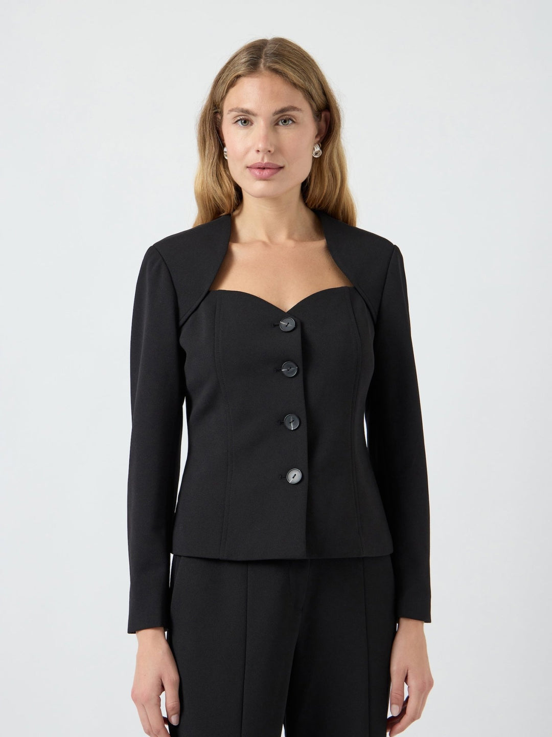 Favo Ls Blazer Top Black | Topper | Smuk - Dameklær på nett