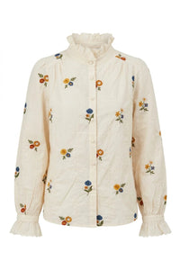 Floral Shirt Cream