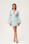 Florence Dress Mint Embroidery