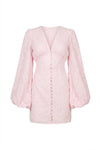 Florence Dress Pink Embroidery