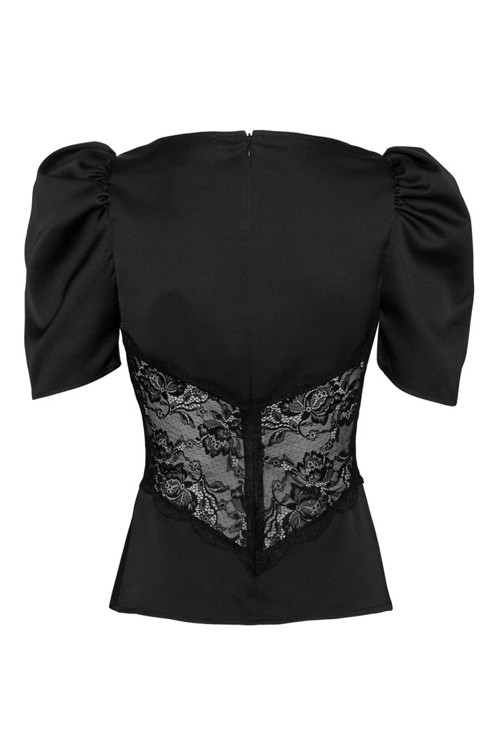Francis Lace Top Black | Skjorter og bluser | Smuk - Dameklær på nett
