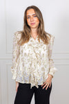 Georgette Blouse Off White