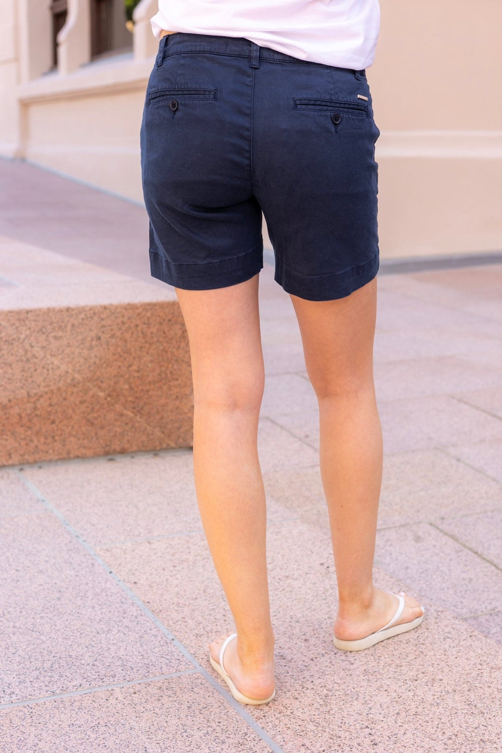 Gina Shorts Midnight Navy | Shorts | Smuk - Dameklær på nett