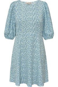Gino 3/4 Dress Blue/White