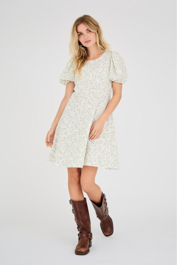 Gino Dress Pale Mint/Off White | Kjoler | Smuk - Dameklær på nett