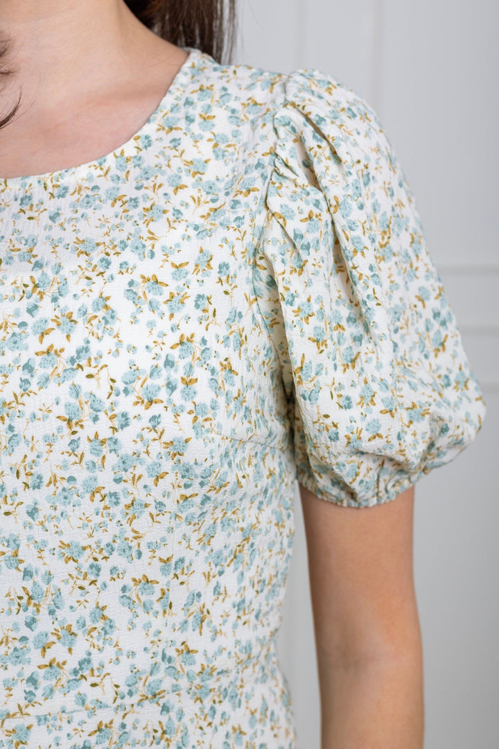 Gino Dress Pale Mint/Off White | Kjoler | Smuk - Dameklær på nett