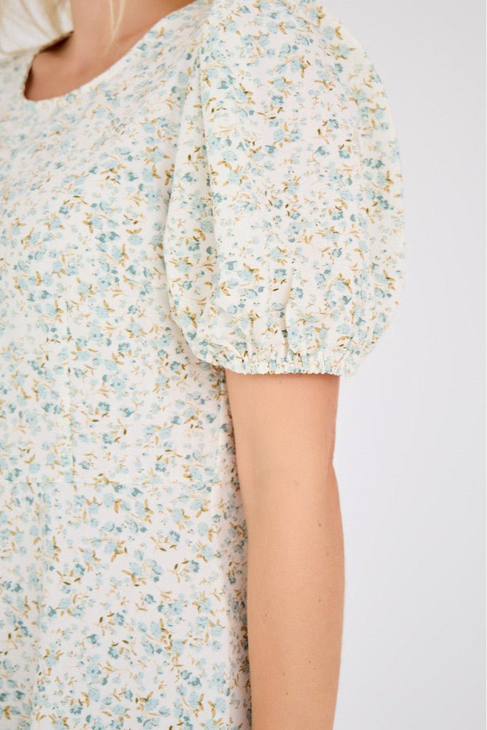 Gino Dress Pale Mint/Off White | Kjoler | Smuk - Dameklær på nett