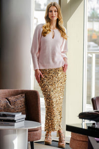Honey Pullover Pale Rose