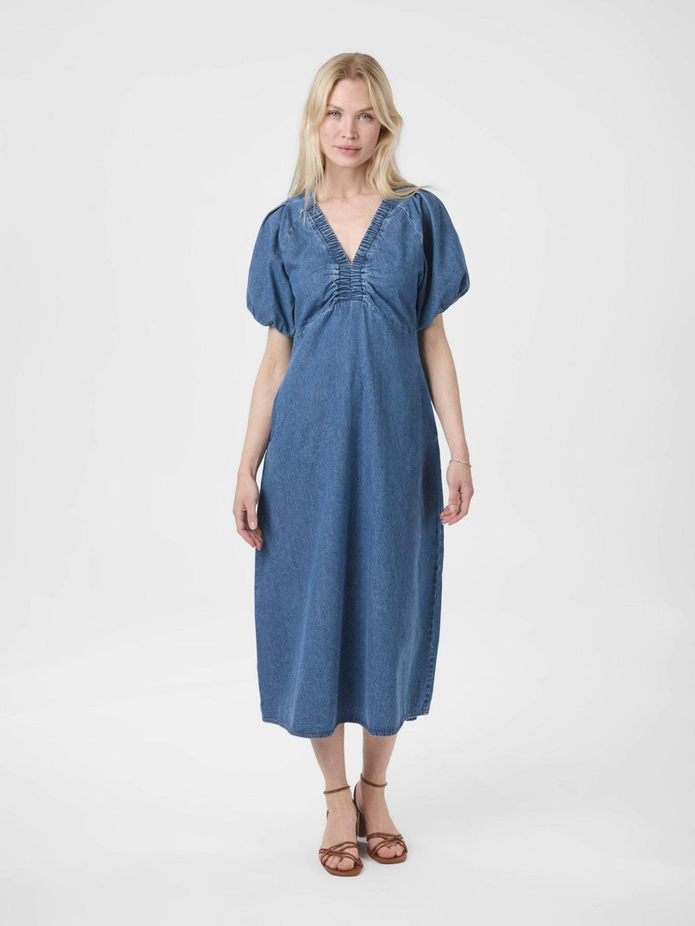 Illana Denim Dress Blue | Kjoler | Smuk - Dameklær på nett