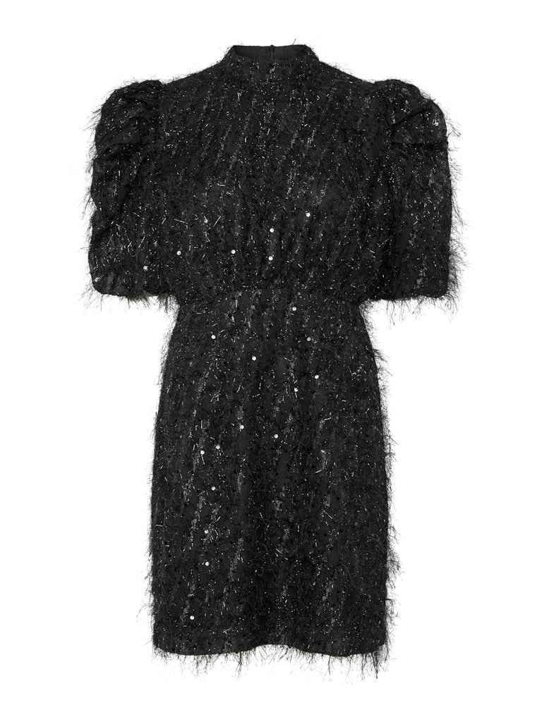 Ilza 2/4 Sequin Dress Black | Kjoler | Smuk - Dameklær på nett