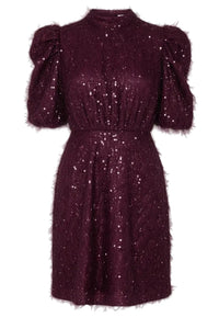 Ilza 2/4 Sequin Dress Port Royale