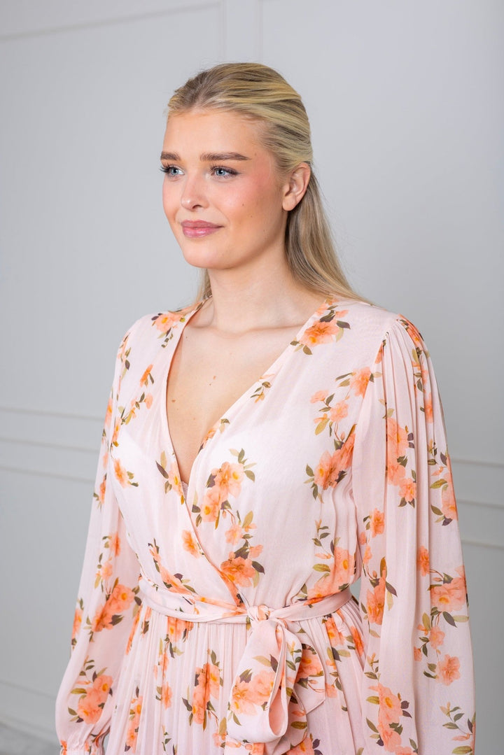 Ingrid Maxi Dress Peach Bloom | Kjoler | Smuk - Dameklær på nett