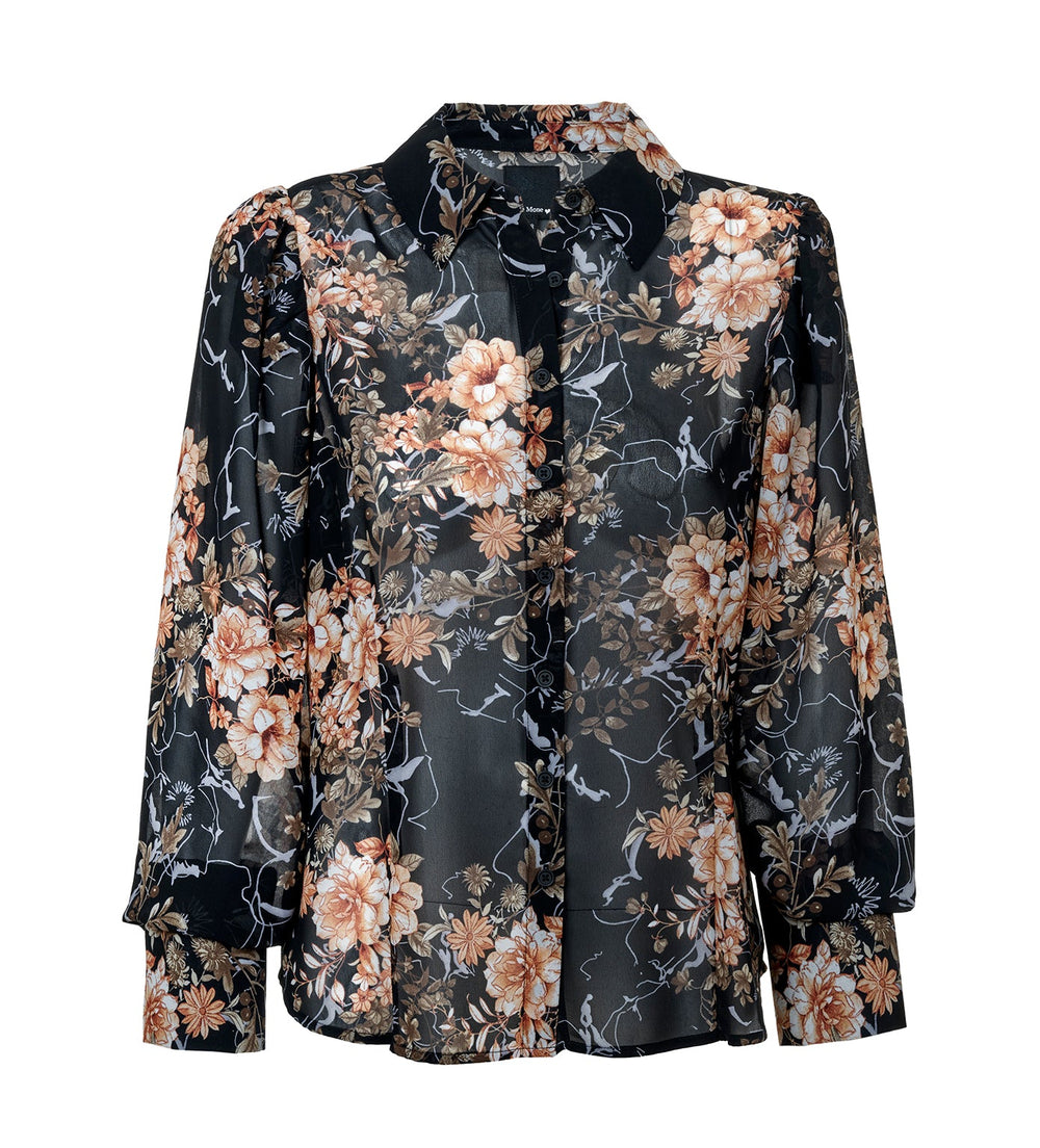 Iris Blouse Black | Skjorter og bluser | Smuk - Dameklær på nett