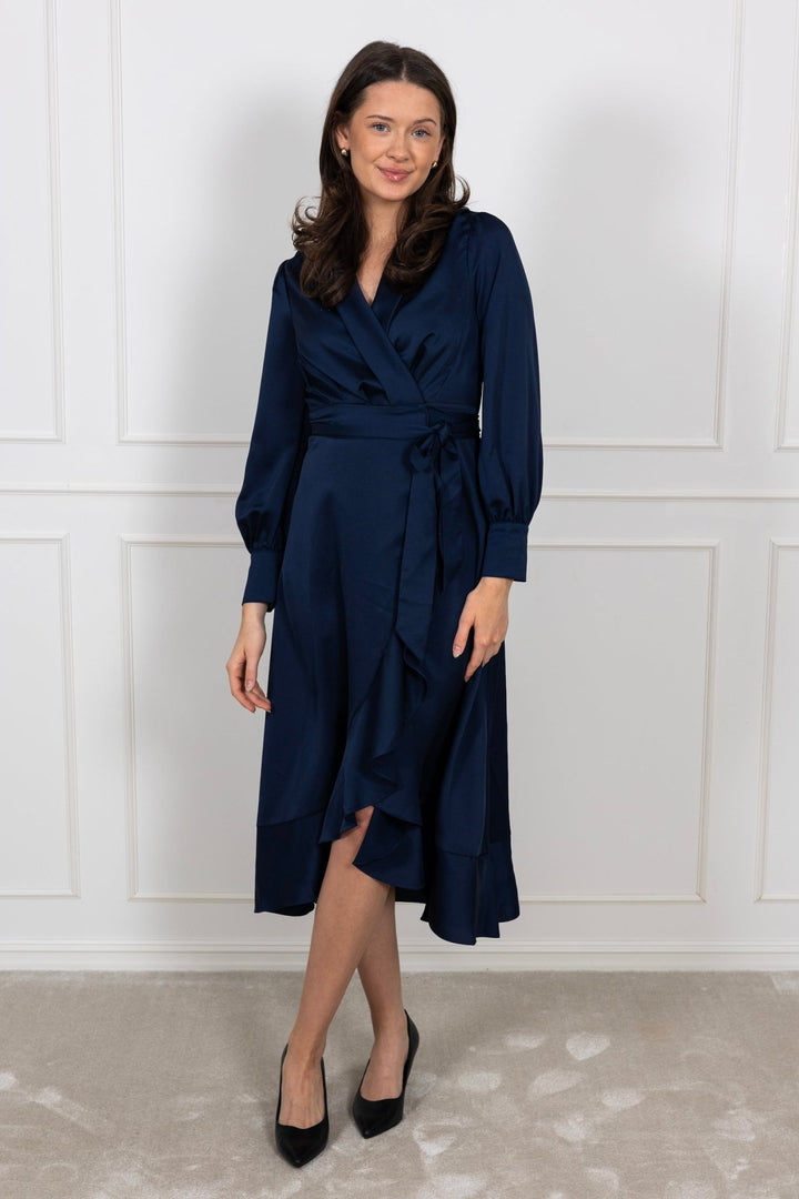 Iza Midi Dress Blue
