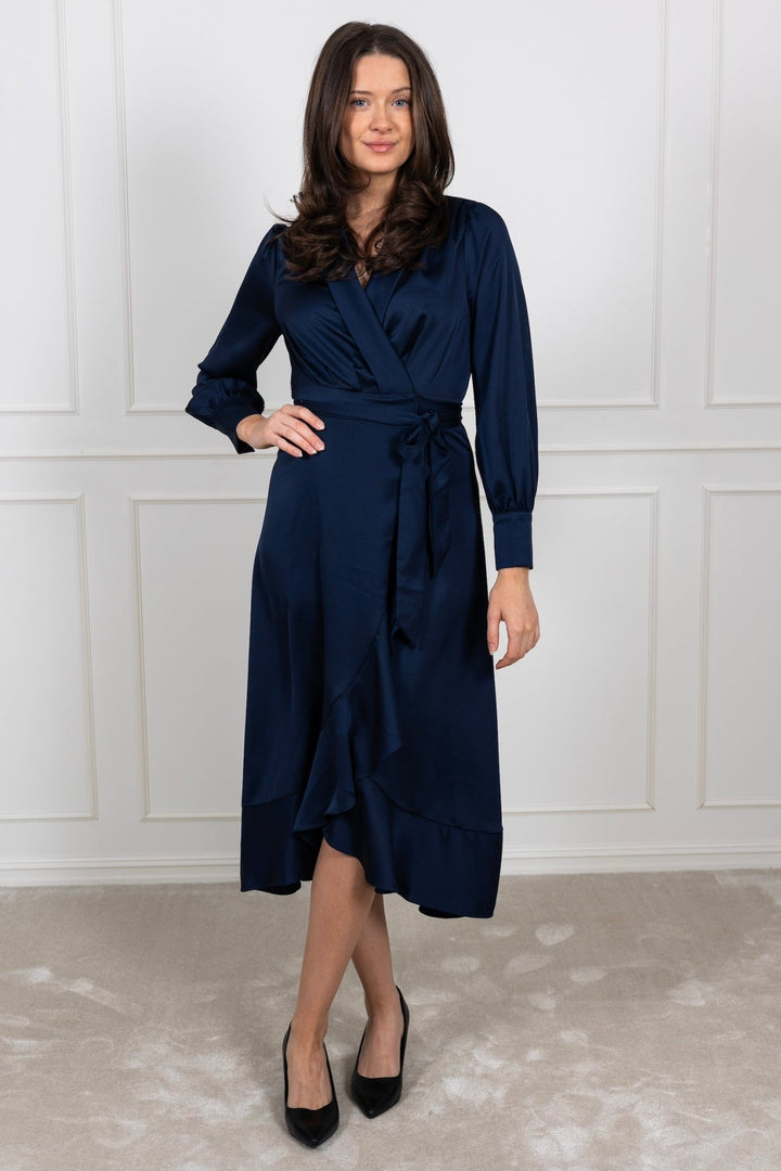 Iza Midi Dress Blue