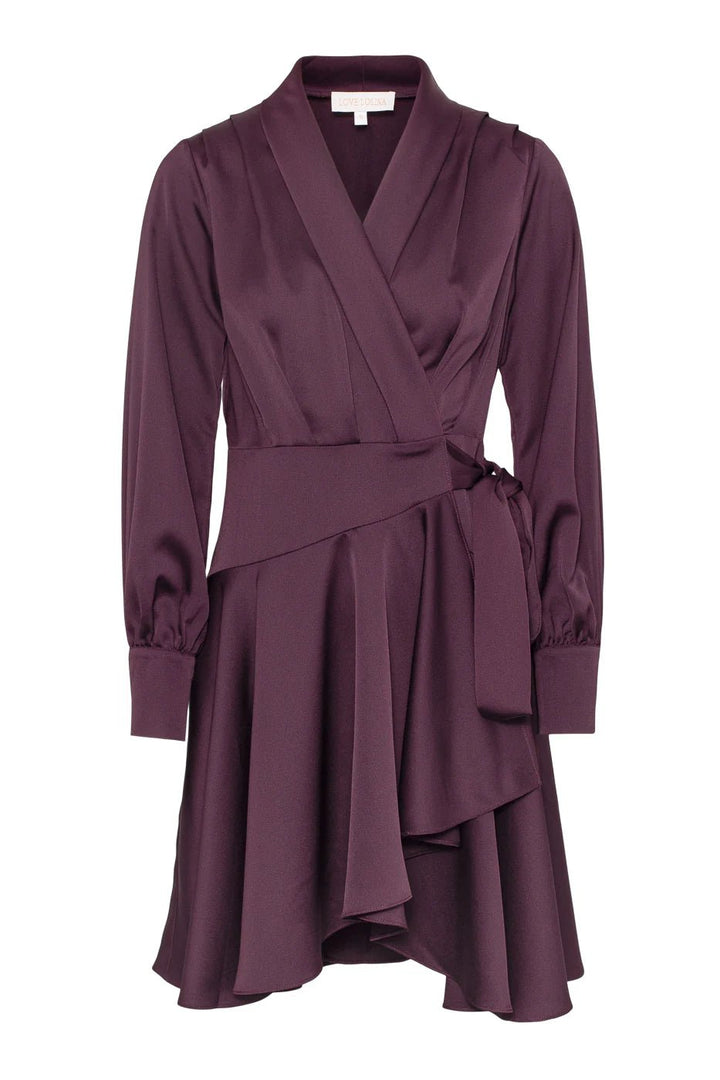 Iza Mini Dress Burgundy | Kjoler | Smuk - Dameklær på nett