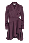 Iza Mini Dress Burgundy