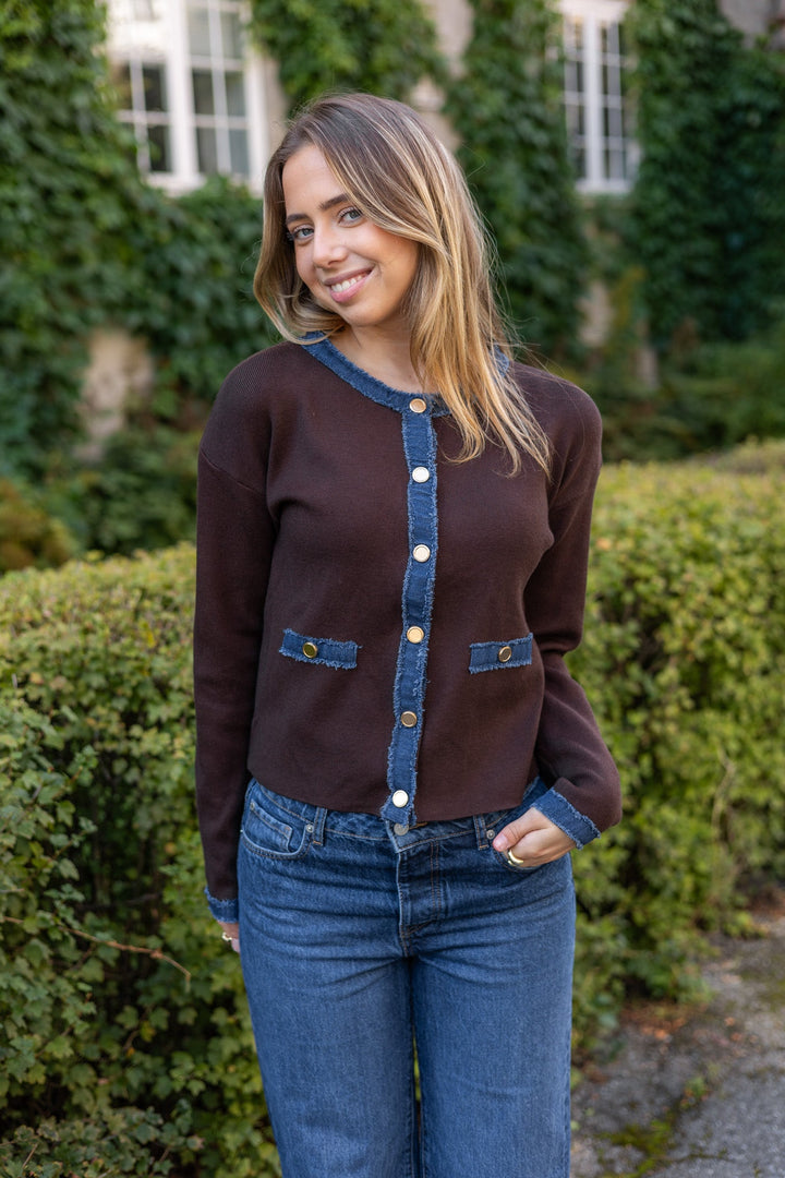 Jersey Jacket Choco | Blazer | Smuk - Dameklær på nett