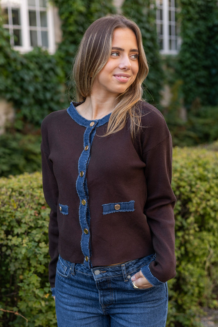 Jersey Jacket Choco | Blazer | Smuk - Dameklær på nett