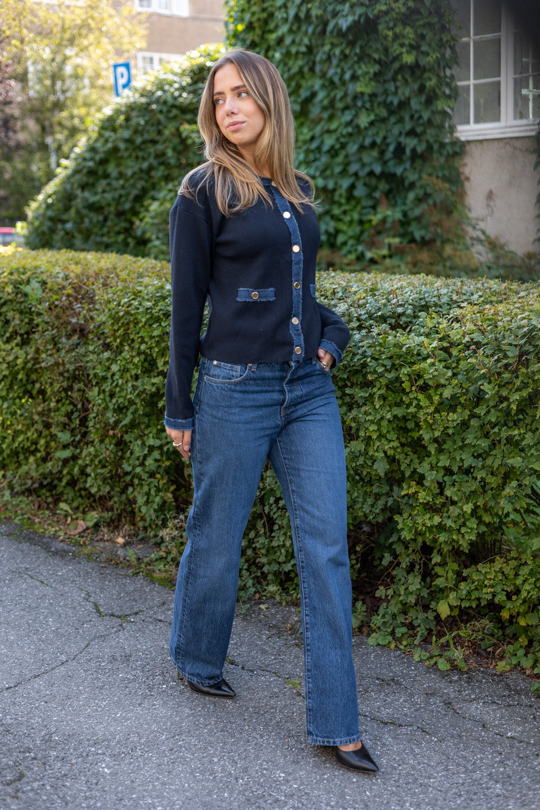 Jersey Jacket Navy | Blazer | Smuk - Dameklær på nett