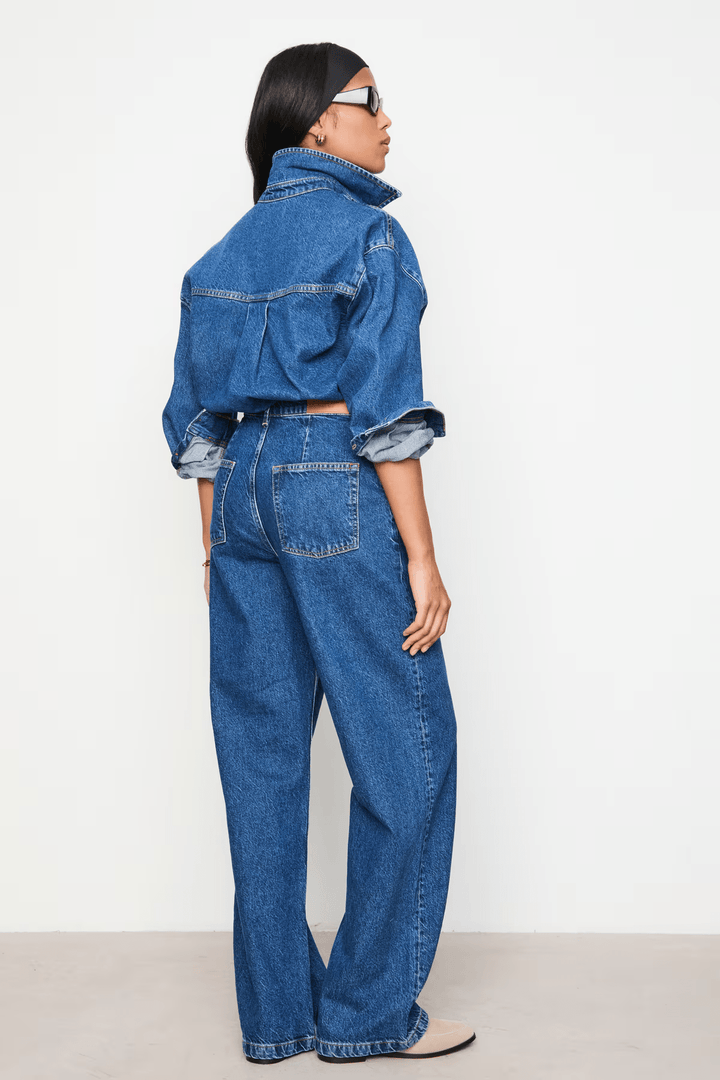 Joshua Jeans Washed Dark Blue | Bukser | Smuk - Dameklær på nett