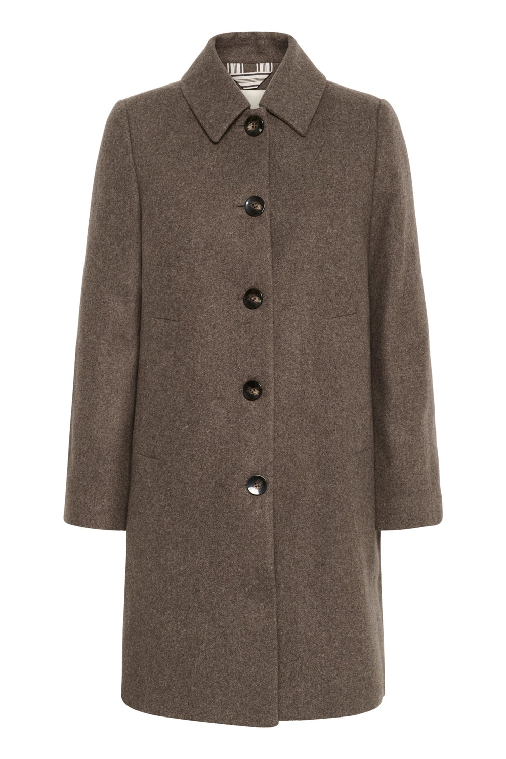 Kamillas Outerwear Dark Walnut Melange | Yttertøy | Smuk - Dameklær på nett