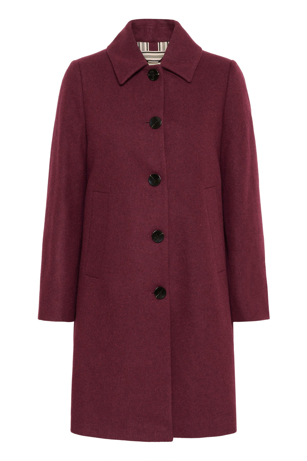 Kamillas Outerwear Tawny Port Melange | Yttertøy | Smuk - Dameklær på nett