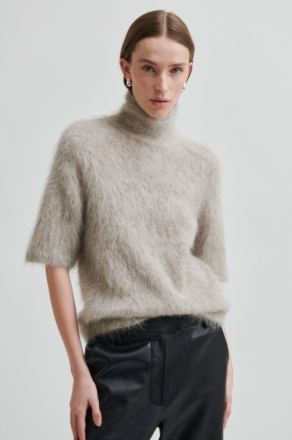 Karla Knit Ss Pumice Stone | Genser | Smuk - Dameklær på nett