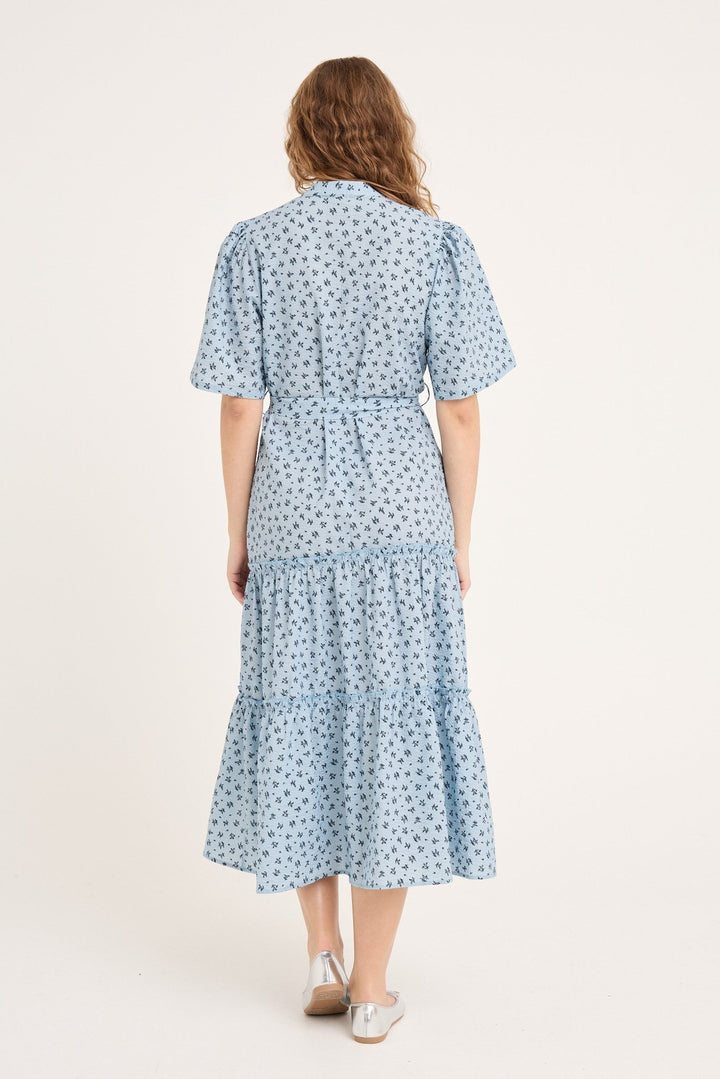 Kate New Long Dress Blue/Navy | Kjoler | Smuk - Dameklær på nett