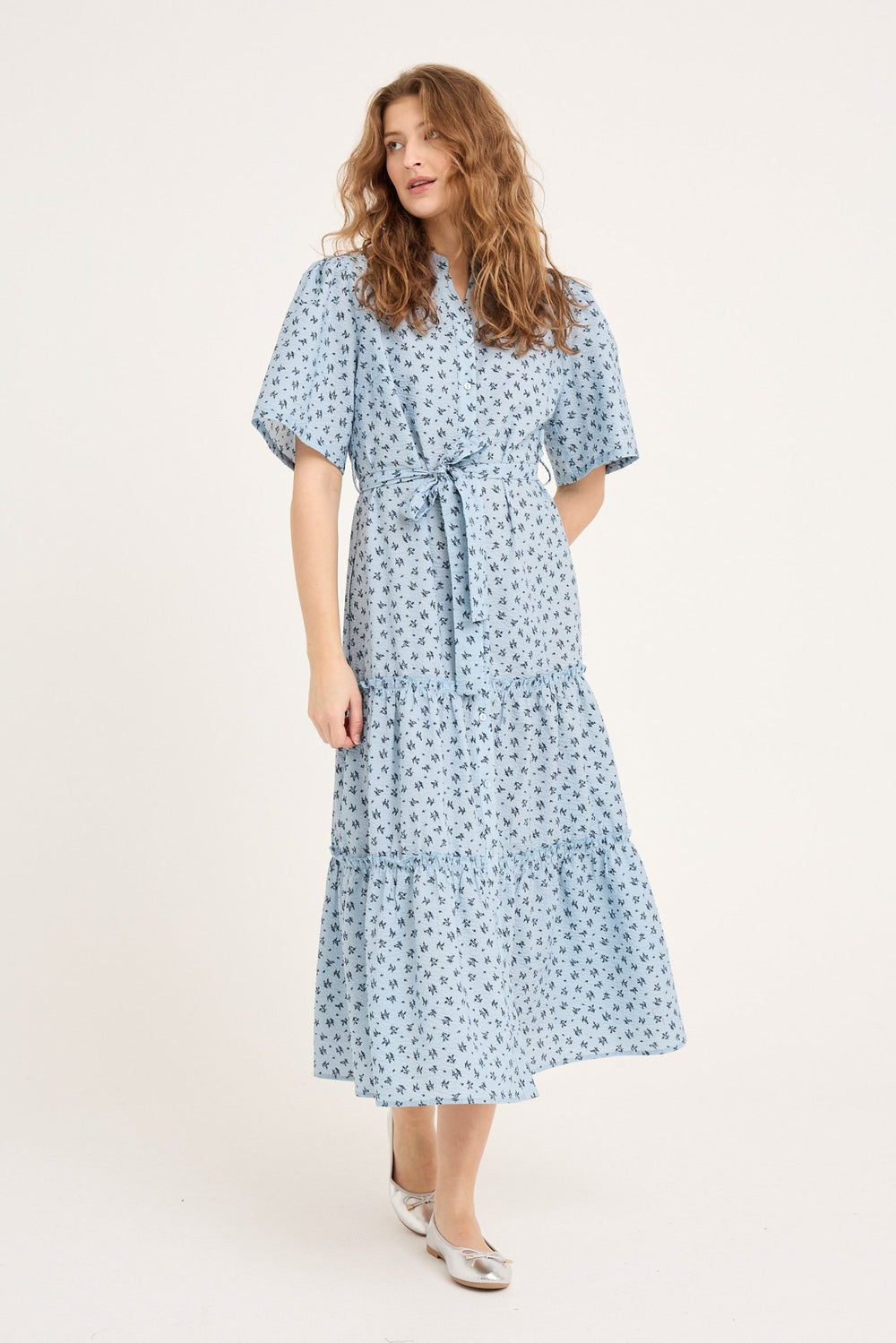 Kate New Long Dress Blue/Navy | Kjoler | Smuk - Dameklær på nett