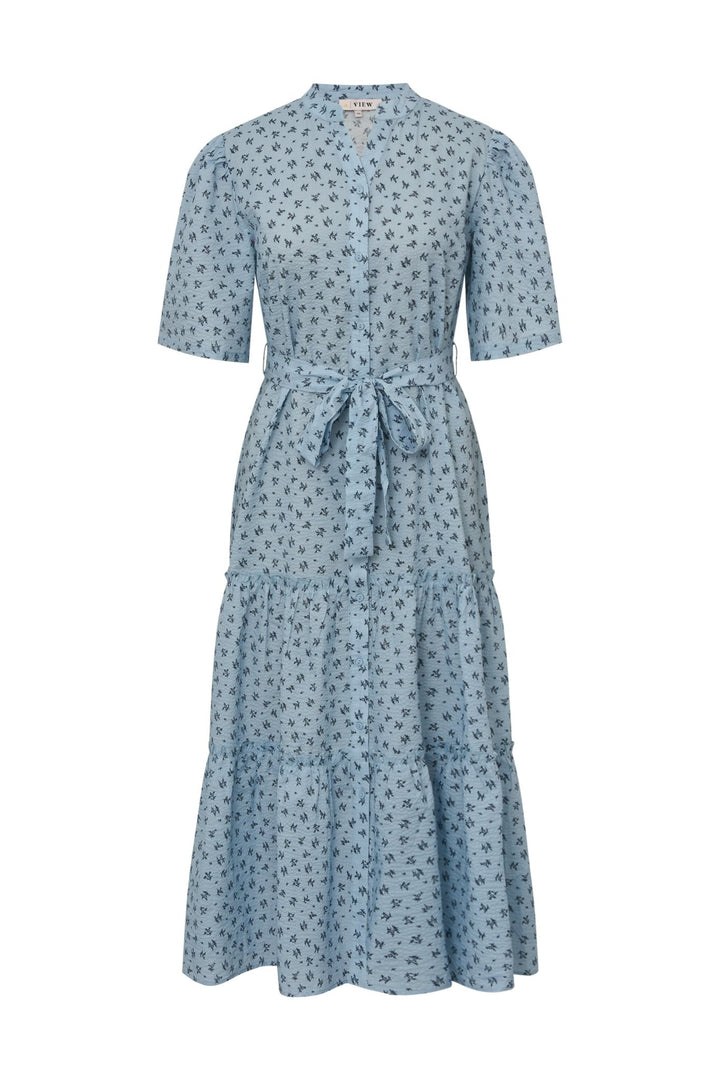 Kate New Long Dress Blue/Navy | Kjoler | Smuk - Dameklær på nett
