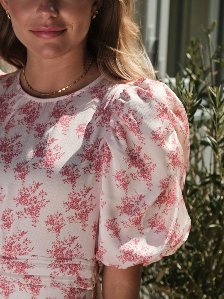 Kikka Wild Rose Dress Pink | Kjoler | Smuk - Dameklær på nett